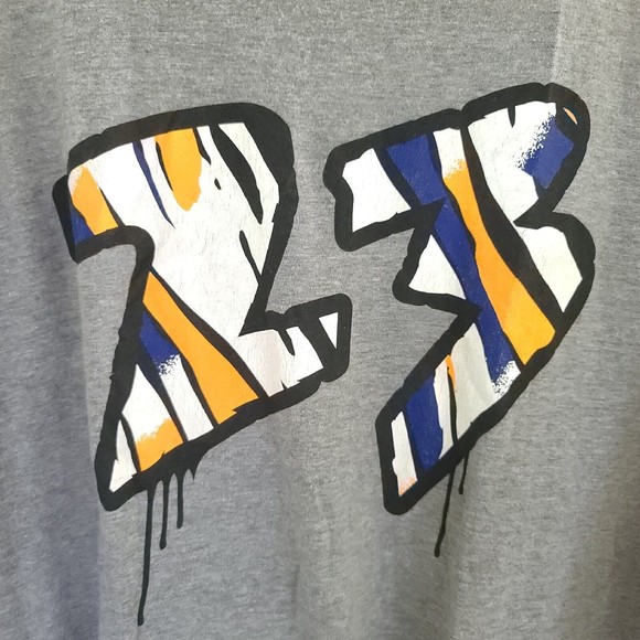 Jordan Jumpman #23 Zebra Drip Shirt Size LG Jordan’s sneaker head Nike - Picture 3 of 9